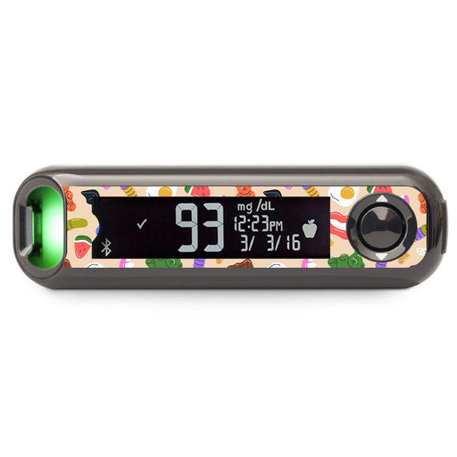 Peelz Candy Chaos Bayer Contour© Next One Glucometer Sticker - Pump Peelz Peelz/Stickers Dark Slate Gray