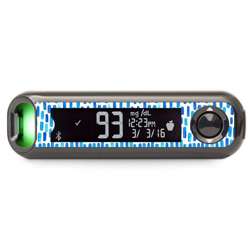 Peelz Level Lines Bayer Contour© Next One Glucometer Sticker - Pump Peelz Peelz/Stickers Black