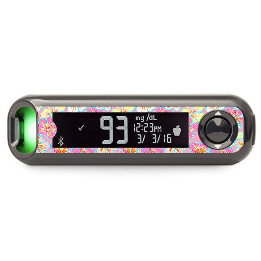 Peelz Tropic Crush Bayer Contour© Next One Glucometer Sticker - Pump Peelz Peelz/Stickers Black
