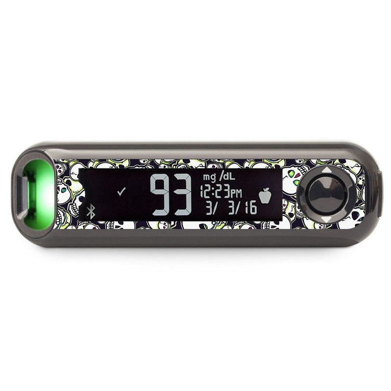 Peelz Bone Glow Bayer Contour© Next One Glucometer Sticker - Pump Peelz Peelz/Stickers Dark Slate Gray