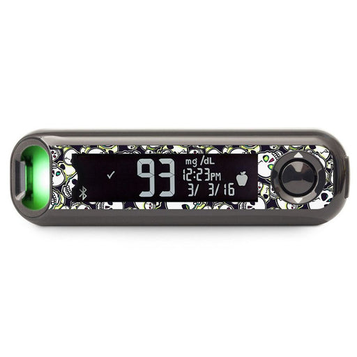 Peelz Bone Glow Bayer Contour© Next One Glucometer Sticker - Pump Peelz Peelz/Stickers Dark Slate Gray