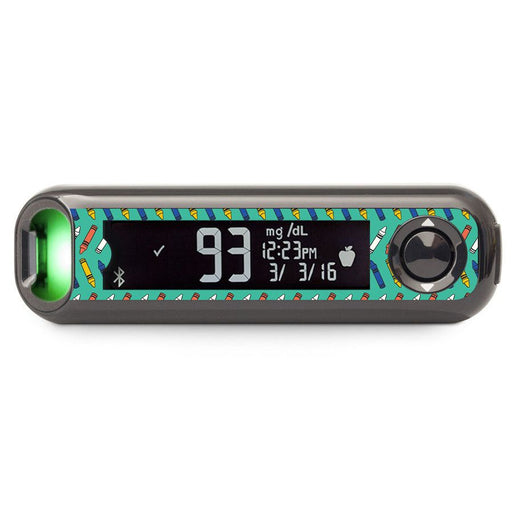 Peelz Crayon Pop Bayer Contour© Next One Glucometer Sticker - Pump Peelz Peelz/Stickers Black