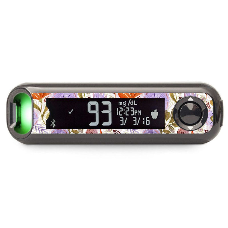 Peelz Autumn Meadow Bayer Contour© Next One Glucometer Sticker - Pump Peelz Peelz/Stickers Dark Slate Gray