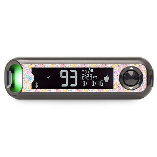 Peelz Hoppy Spring Bayer Contour© Next One Glucometer Sticker - Pump Peelz Peelz/Stickers Dark Slate Gray