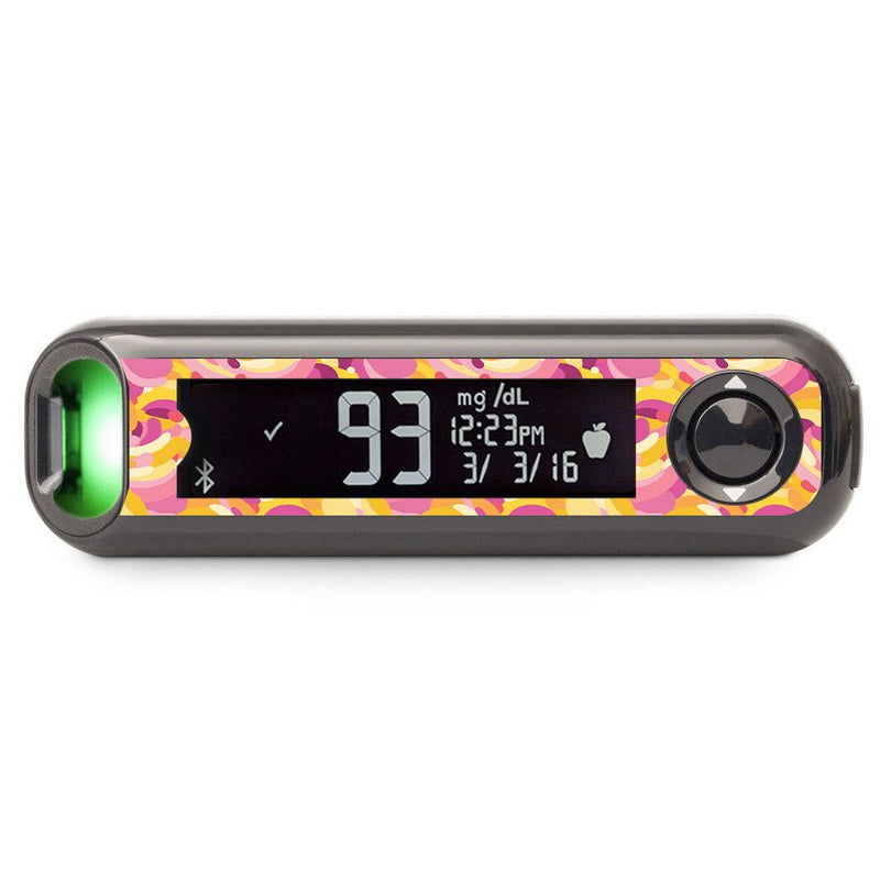 Peelz Jelly Swirl Bayer Contour© Next One Glucometer Sticker - Pump Peelz Peelz/Stickers Black