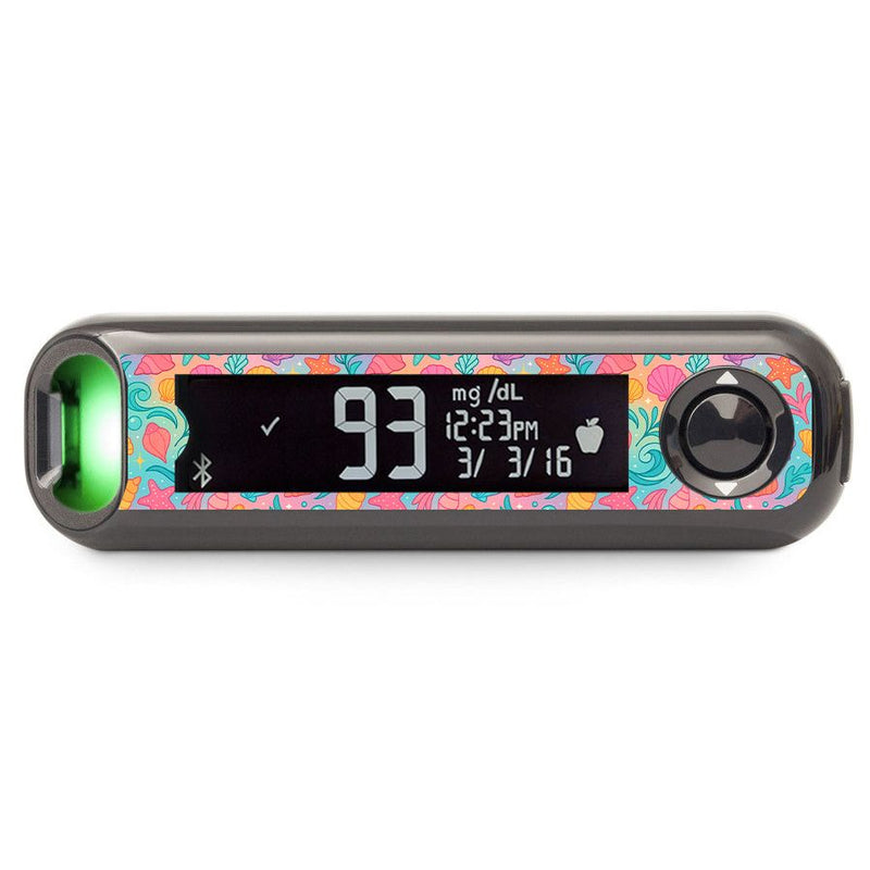 Peelz Rainbow Reef Bayer Contour© Next One Glucometer Sticker - Pump Peelz Peelz/Stickers Dark Slate Gray