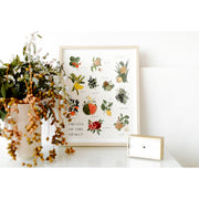 Be A Heart Fruits of the Spirit Art Print - 16x20 Posters, Prints, & Visual Artwork White Smoke