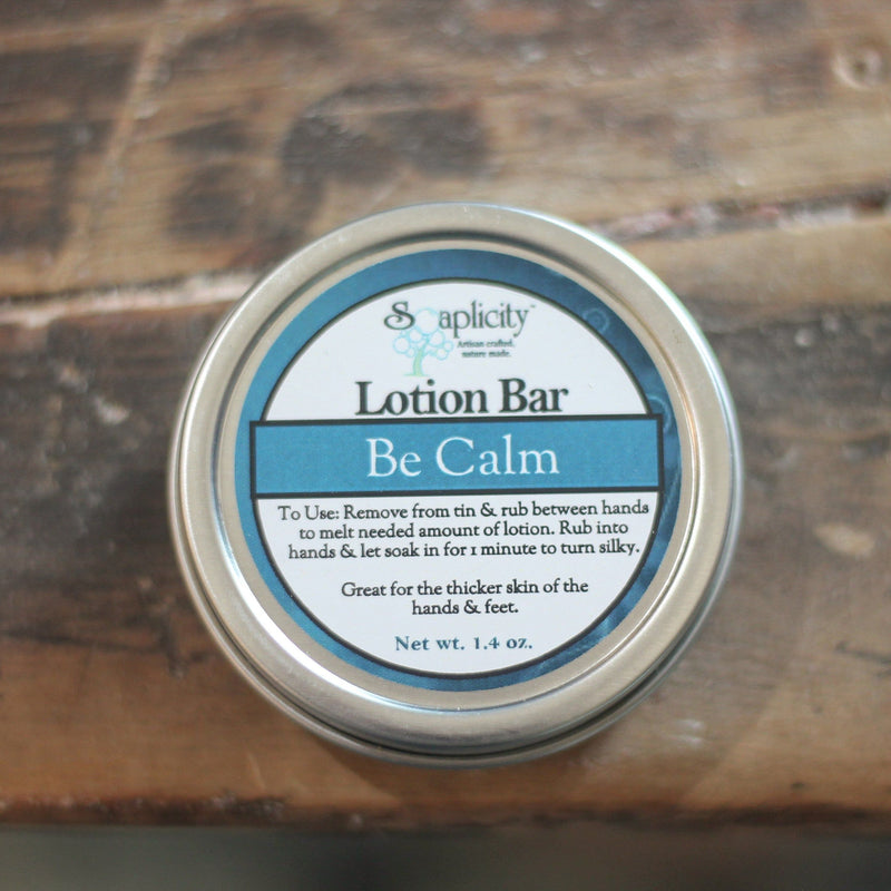 Soaplicity Be Calm Lotion Bar Lotion Bar Dim Gray