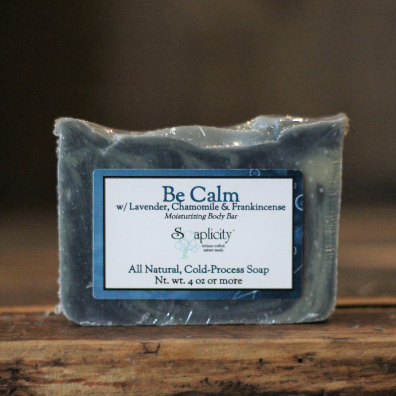 Soaplicity Be Calm Soap Soap Bar Dark Slate Gray Default Title