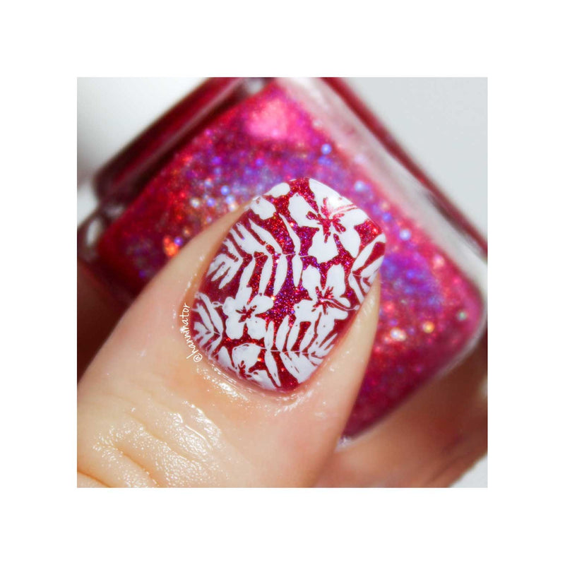 UberChic Beauty Beach Please Stamping Plate Gray