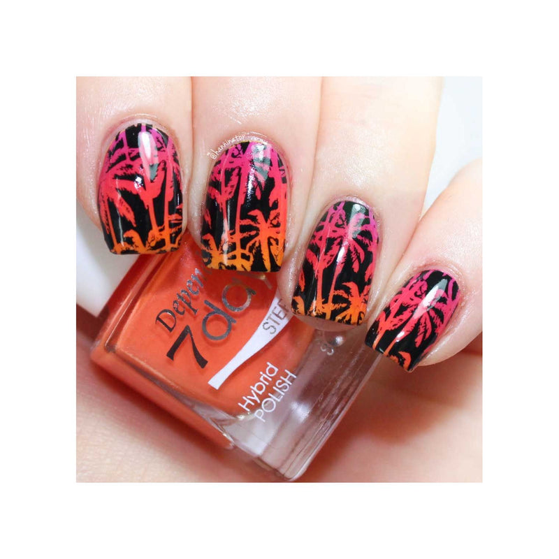 UberChic Beauty Beach Please Stamping Plate Light Gray