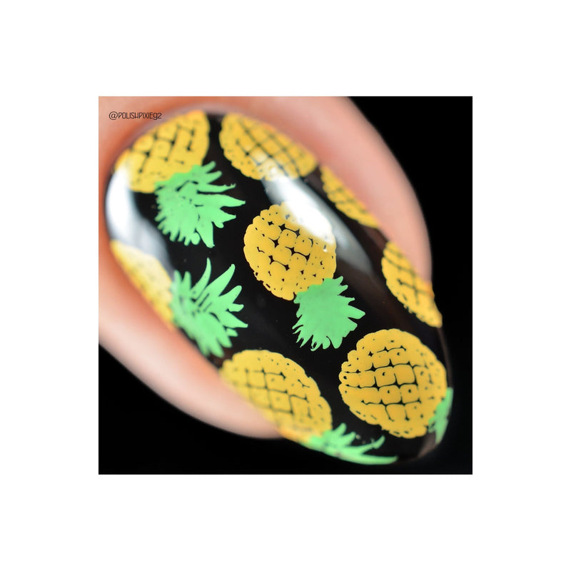 UberChic Beauty Beach Please Stamping Plate Dark Khaki