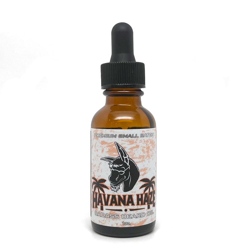 Badass Beard Care Havana Haze Beard Oil OIL Light Gray