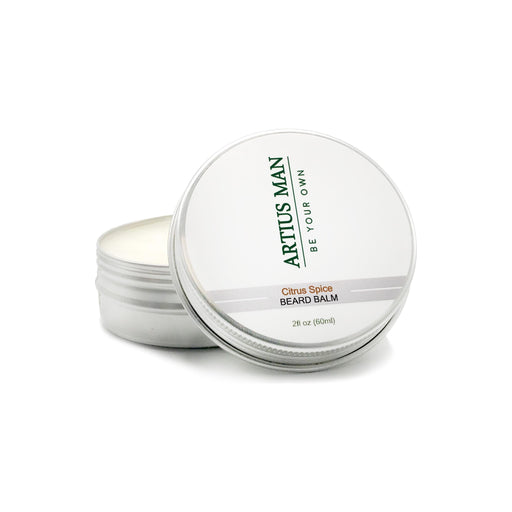 Artius Man Citrus Spice Beard Balm – Warm Spice and Bright Citrus Beard Control (2 oz) Beard Balm Lavender