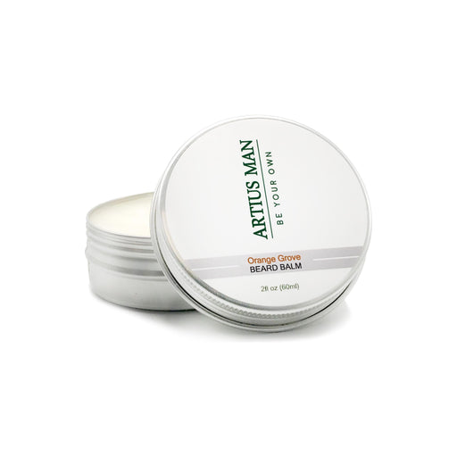 Artius Man Orange Grove Beard Balm – Fresh Citrus and Woodsy Beard Styling Balm (2 oz) Beard Balm Lavender