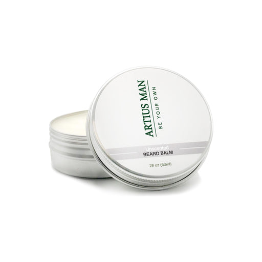 Artius Man Unscented Beard Balm – Medium Hold, Zero Scent Beard Styling Balm (2 oz) Beard Balm Lavender