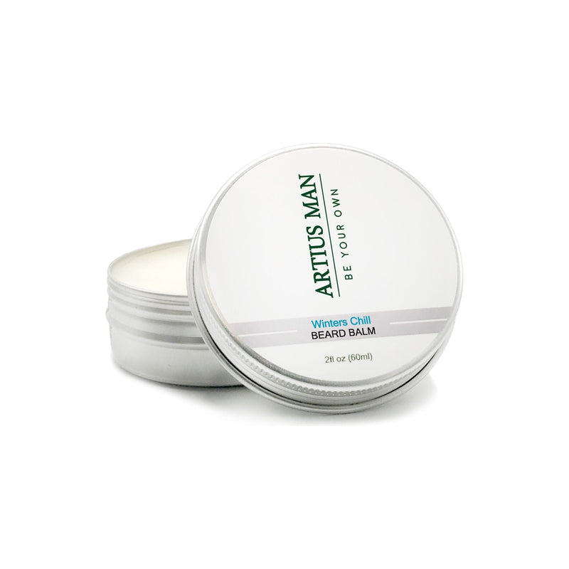 Artius Man Winter’s Chill Beard Balm – Cooling Peppermint and Eucalyptus Beard Styling Balm (2 oz) Beard Balm Lavender