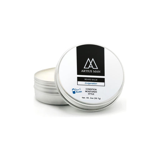 Artius Man Invigoration Beard Balm – Fresh, Uplifting Beard Balm With Light Hold (2 oz) Beard Balm Black