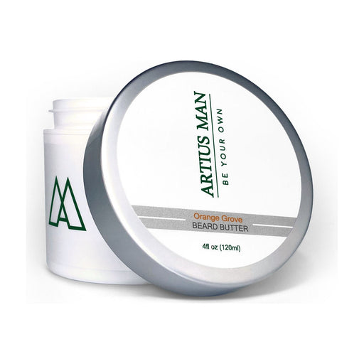Artius Man Orange Grove Beard Butter – Fresh Citrus and Woodsy Beard Conditioner (4 oz) Lavender