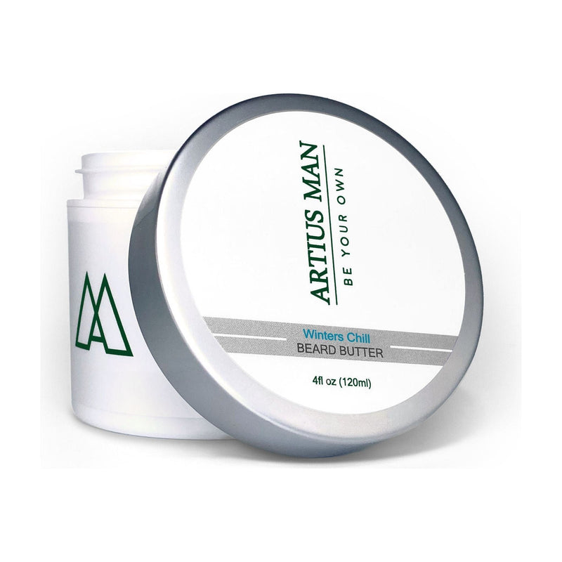 Artius Man Winter’s Chill Beard Butter – Cooling Peppermint and Eucalyptus Beard Conditioner (4 oz) Lavender