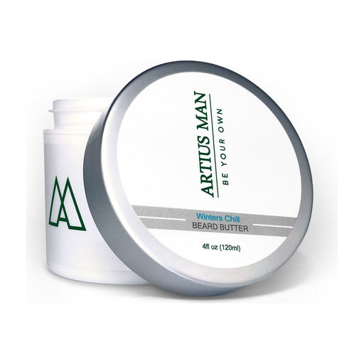 Artius Man Winter’s Chill Beard Butter – Cooling Peppermint and Eucalyptus Beard Conditioner (4 oz) Lavender