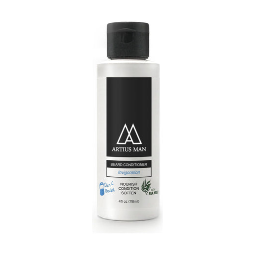 Artius Man Invigoration Beard Conditioner – Peppermint, Citrus, and Neroli Freshness (4 oz) Beard Conditioner Light Gray