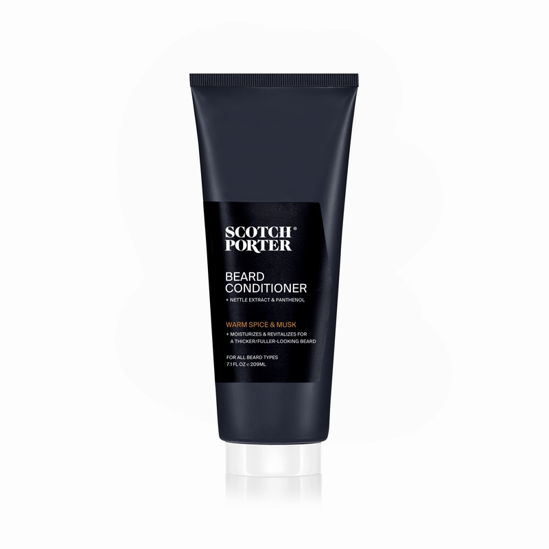 Scotch Porter Beard Conditioner Beard Care Products Dark Slate Gray Warm Spice & Powdery Musk / 7.1 oz
