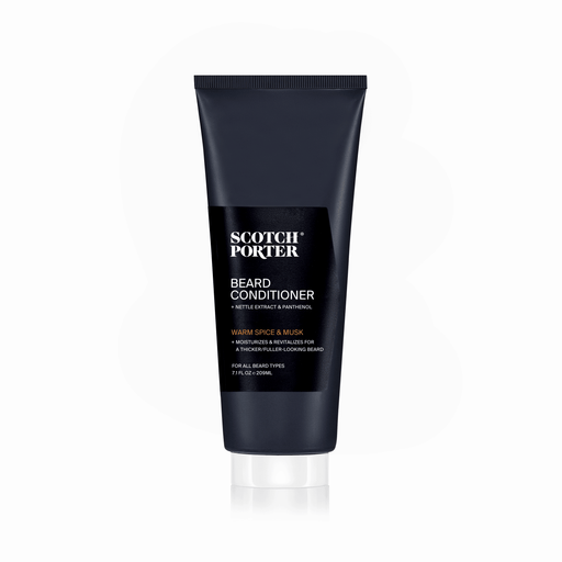 Scotch Porter Beard Conditioner Beard Care Products Dark Slate Gray Warm Spice & Powdery Musk / 7.1 oz