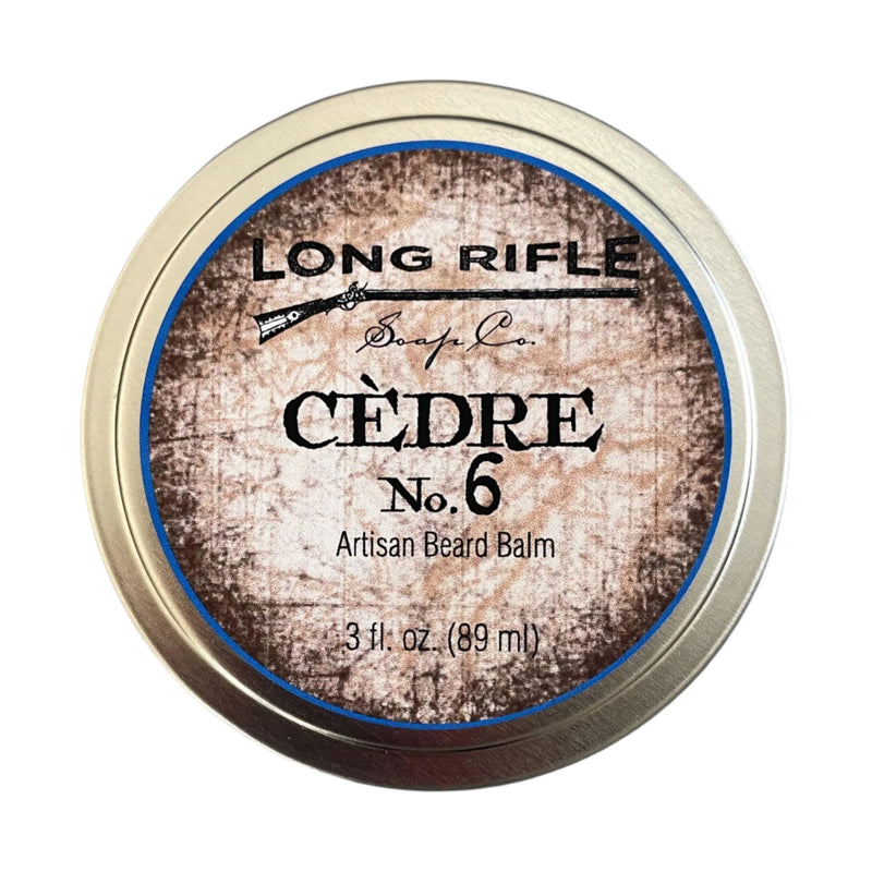 Long Rifle Soap Co. Long Rifle Soap Co. Cedre No.6 Beard Balm/Oil Collection Beard Care White Smoke Beard Balm 3 oz