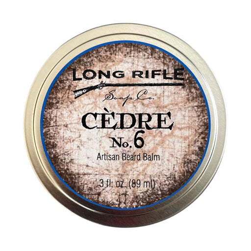 Long Rifle Soap Co. Long Rifle Soap Co. Cedre No.6 Beard Balm/Oil Collection Beard Care White Smoke Beard Balm 3 oz
