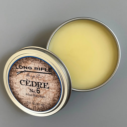 Long Rifle Soap Co. Long Rifle Soap Co. Cedre No.6 Beard Balm/Oil Collection Beard Care Light Slate Gray Beard Balm 3 oz,Beard Oil 1 oz
