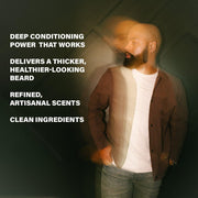 Scotch Porter Beard Conditioner Beard Care Products Black Warm Spice & Powdery Musk / 7.1 oz,Warm Spice & Powdery Musk / 4 oz