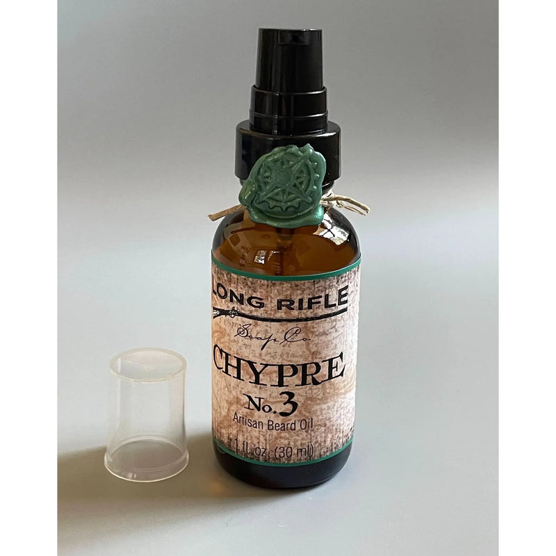Long Rifle Soap Co. Long Rifle Soap Co. Chypre No.3 Beard Balm/Oil Collection Beard Care Gray Shave Beard Oil 1 oz
