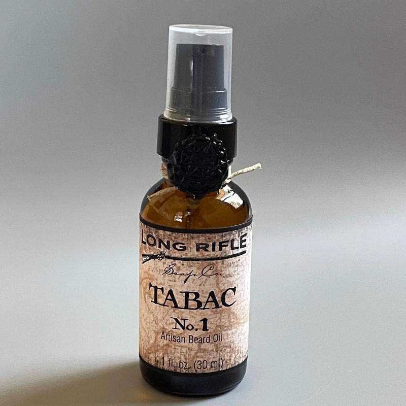 Long Rifle Soap Co. Long Rifle Soap Co. Tabac No.1 Beard Balm/Oil Collection Beard Balm/oil Gray Beard Oil 1 oz
