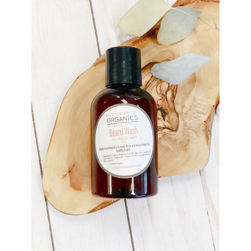 Butter Me Up Organics Organic Beard Wash / Beard Wash / Organic Beard / Beard Care / Shaving / Face Light Gray