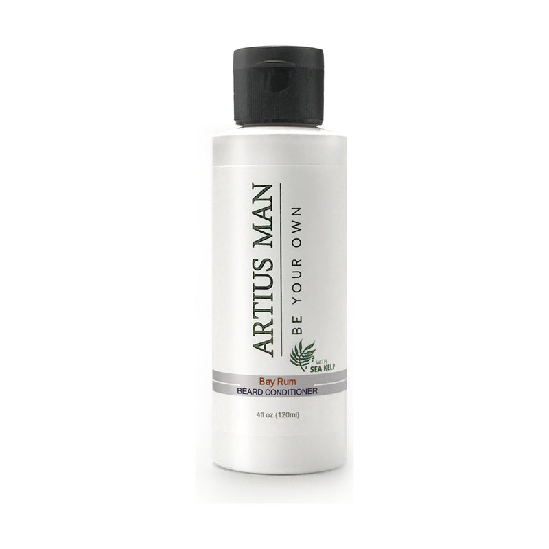 Artius Man Bay Rum Beard Conditioner – Classic Barbershop Freshness (4 oz) Beard Conditioner Light Gray