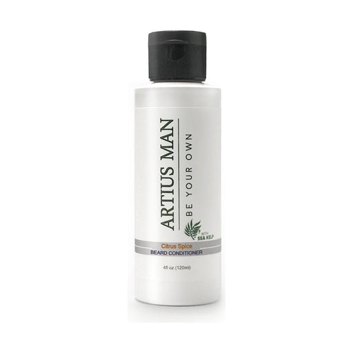 Artius Man Citrus Spice Beard Conditioner – Cinnamon, Clove & Sweet Citrus (4 oz) Beard Conditioner Light Gray