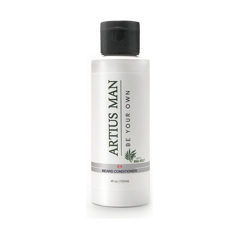 Artius Man E4 Beard Conditioner – Citrus, Earthy & Woodsy (4 oz) Beard Conditioner Light Gray