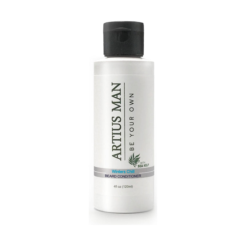Artius Man Winter’s Chill Beard Conditioner – Peppermint, Eucalyptus & Cool Forest (4 oz) Beard Conditioner Light Gray