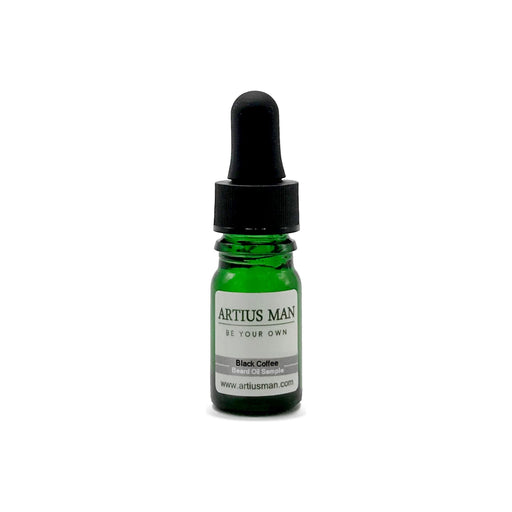 Artius Man Black Coffee Beard Oil Sample Beard Oil Dark Slate Gray