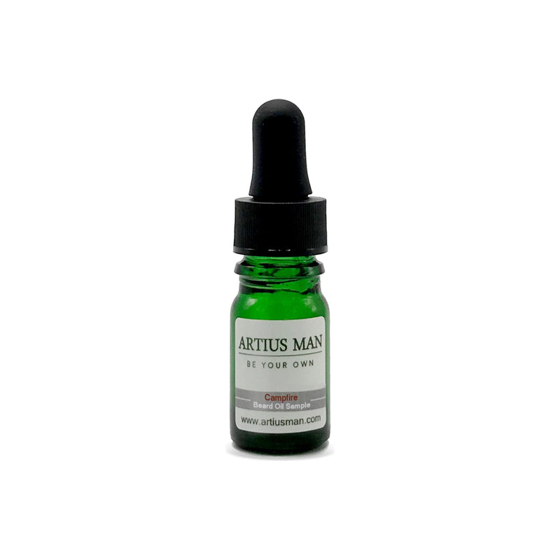 Artius Man Campfire Beard Oil Sample Beard Oil Dark Slate Gray