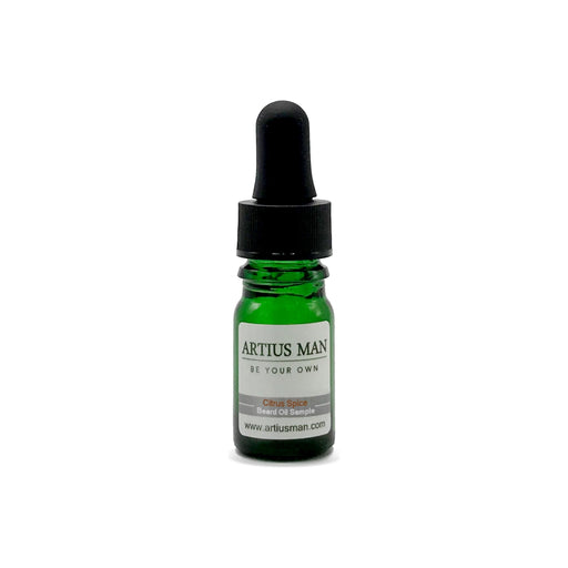 Artius Man Citrus Spice Beard Oil Sample Dark Slate Gray