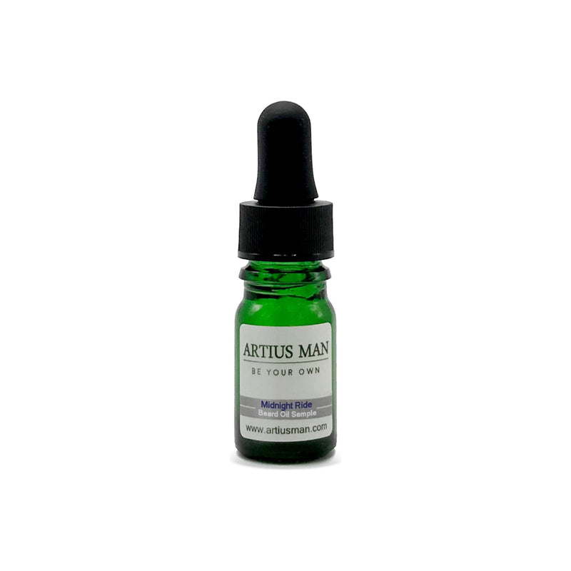 Artius Man Midnight Ride Beard Oil Sample Beard Oil Dark Slate Gray