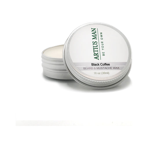 Artius Man Black Coffee Beard and Mustache Wax Beard & Mustache Wax Light Gray