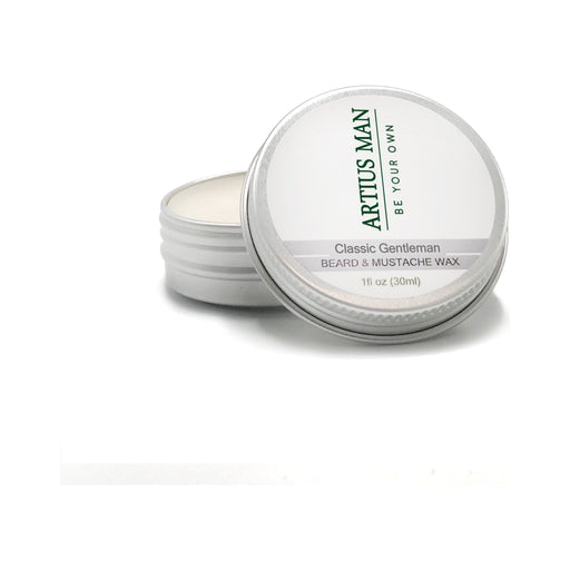 Artius Man Classic Gentleman Sandalwood Beard and Mustache Wax Beard & Mustache Wax Light Gray