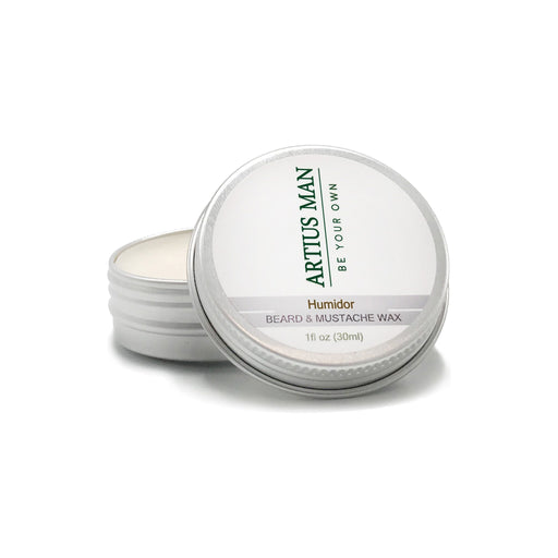 Artius Man Humidor Beard Wax Beard & Mustache Wax Light Gray