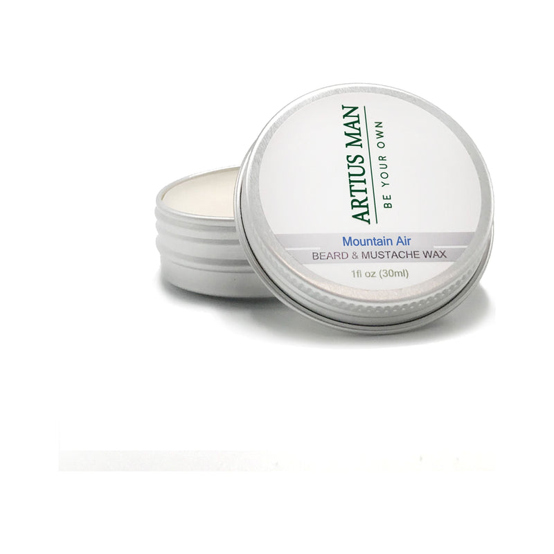 Artius Man Mountain Air Beard and Mustache Wax Beard & Mustache Wax Light Gray