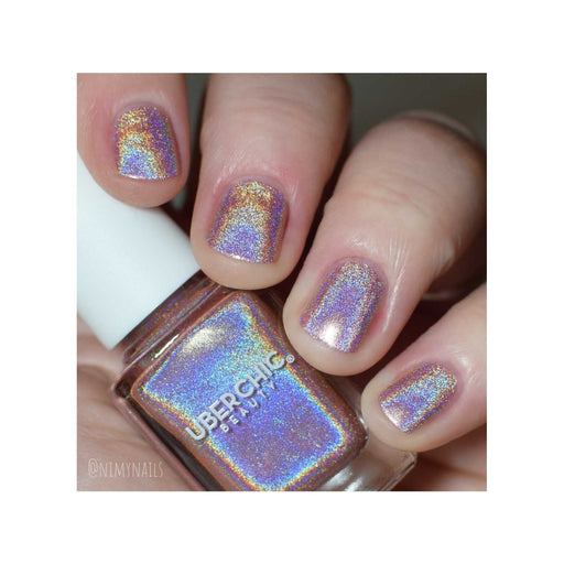 UberChic Beauty Beauty - Holographic Polish Regular Polish Rosy Brown
