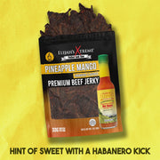 Elijah's Xtreme Pineapple-Mango Habanero Beef Jerky - 6 bags (1lb) Beef Jerky Sandy Brown