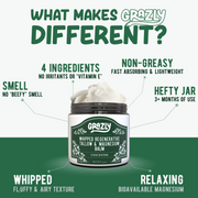 Grazly Dead Sea Magnesium & Tallow Balm White Smoke Unscented / 1 Jar,Unscented / Buy 2 Get 1 Free,Unscented / Buy 3 Get 2 Free,Vanilla / 1 Jar,Vanilla / Buy 2 Get 1 Free,Vanilla / Buy 3 Get 2 Free